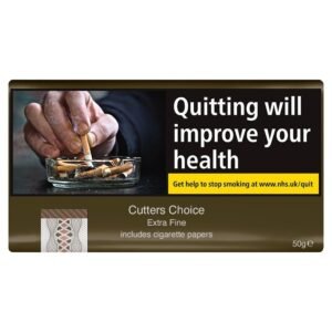 Cutter’s Choice Extra Fine Hand Rolling Tobacco – 50g Pouch
