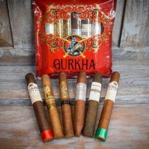 Gurkha Cigars 6 Nicaraguan Toro Cigars (Red Pack)